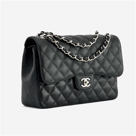 chanel vintage jumbo caviar